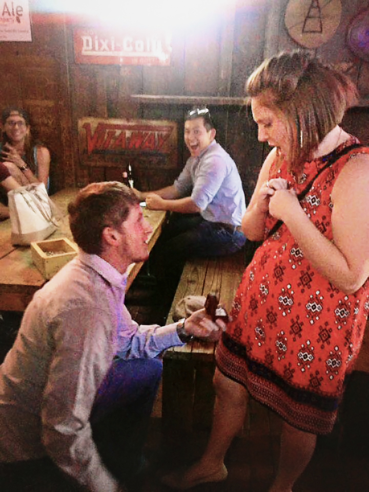 proposal at dixie chicken